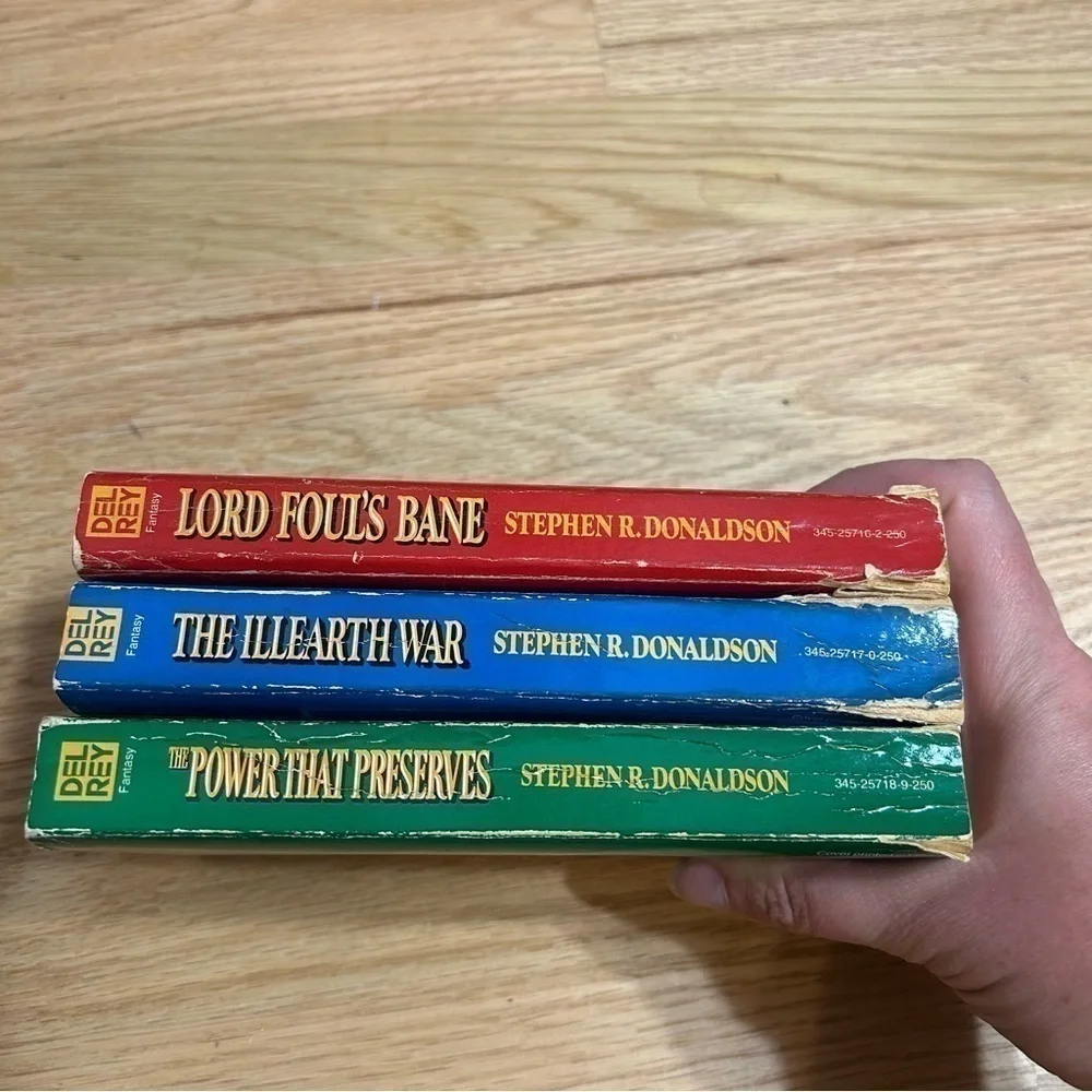 The Chronicles of Thomas Covenant the Unbeliever Books 1-3 Vintage Paperback